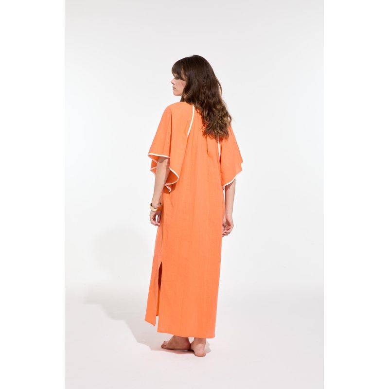 201 - Robe Beth Zephyr Orange Lot De 2