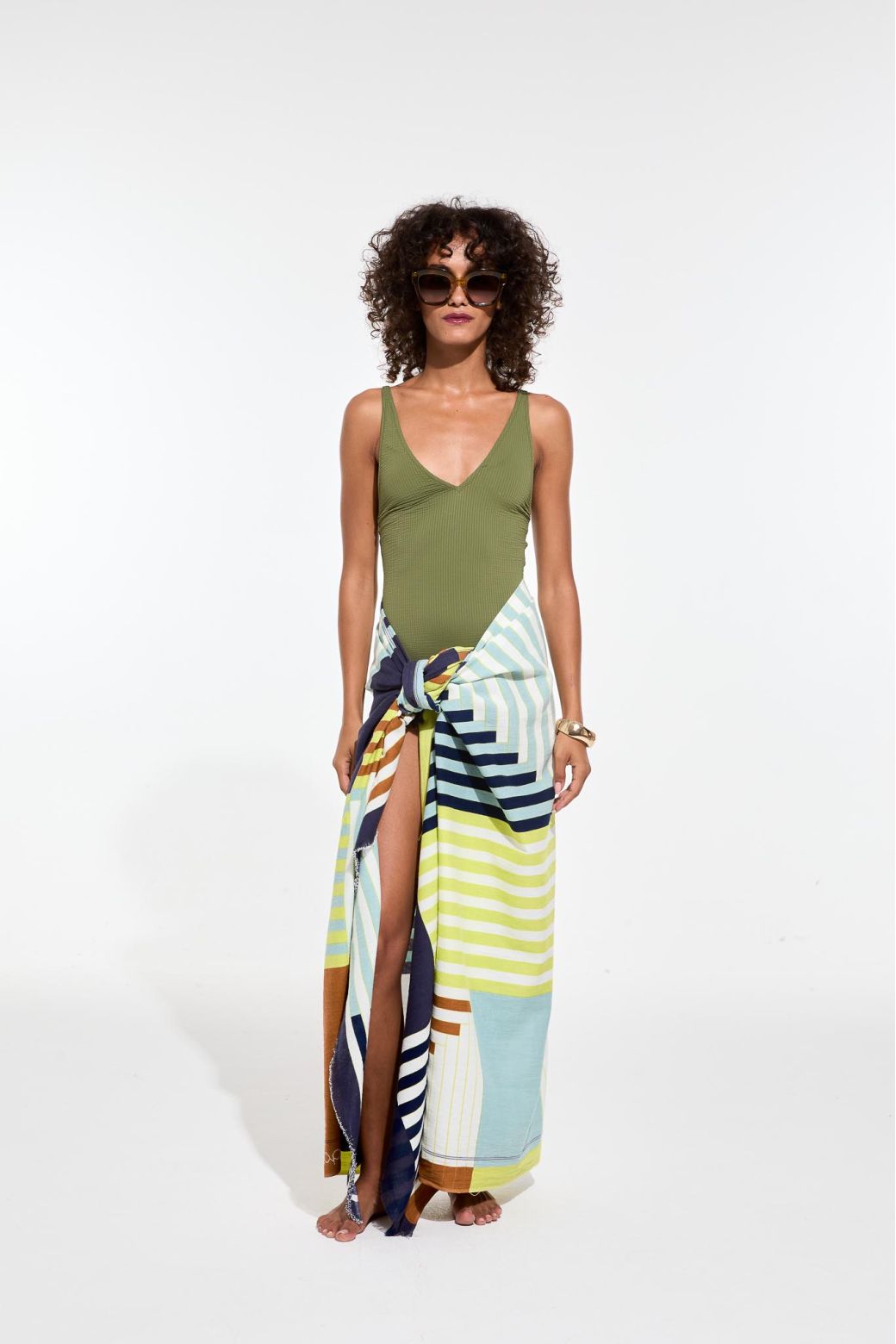 300 - LimeRiviera Beach Towel Pack Of 2