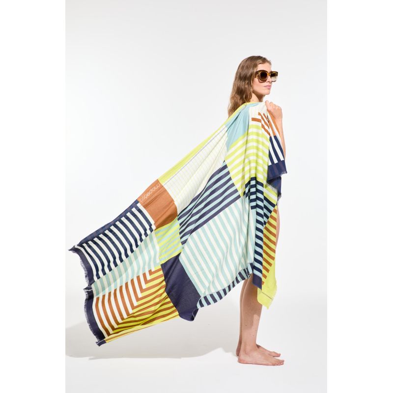 300 - Drap De PlageRiviera Lime Lot De 2