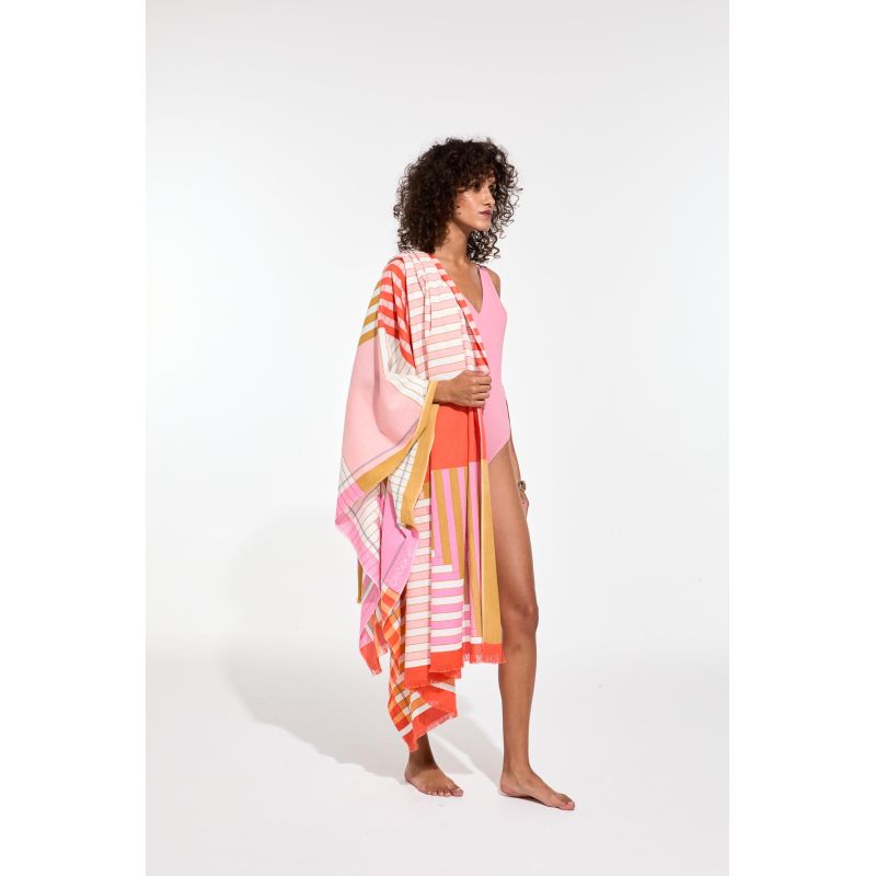 300 - Drap De PlageRiviera Blush Lot De 2