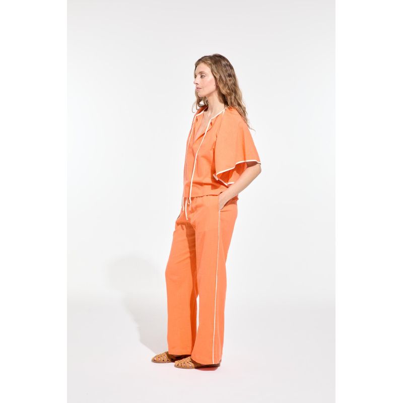 201 - Pantalon Max Zephyr Orange Lot De 2