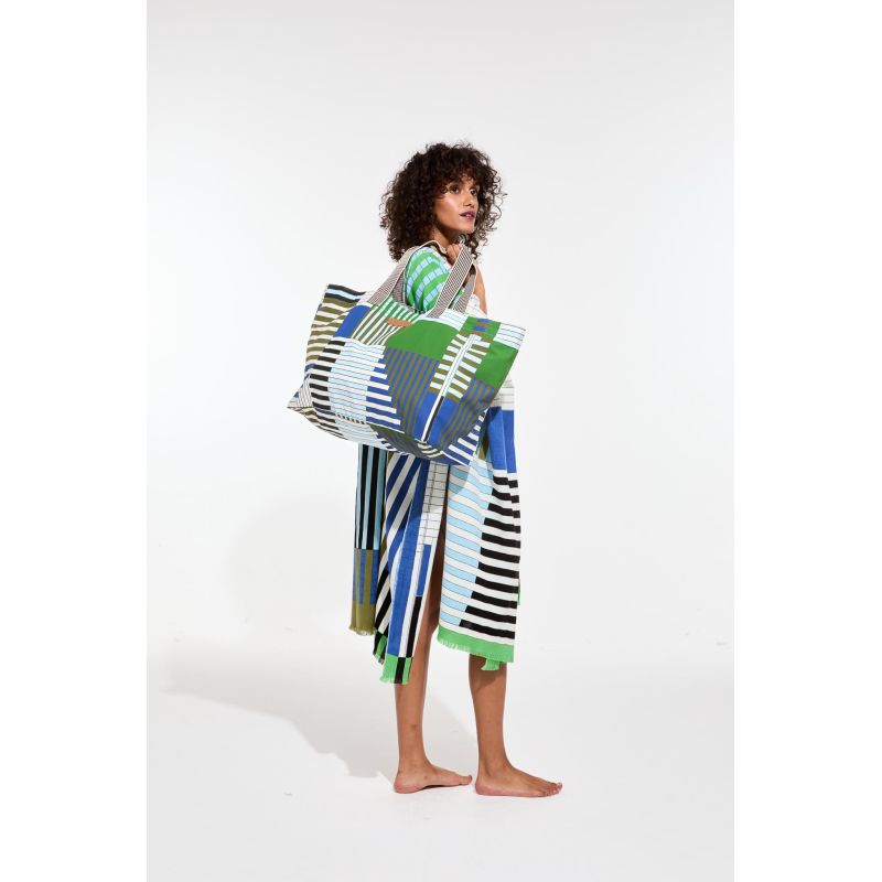 300 - Drap De PlageRiviera Vert Lot De 2