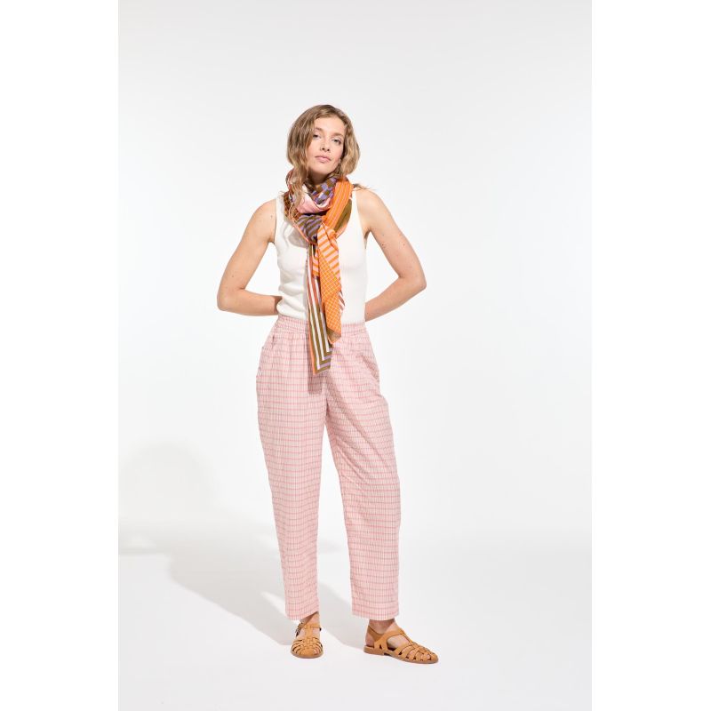 D - FoulardCascade Corail Lot De 2