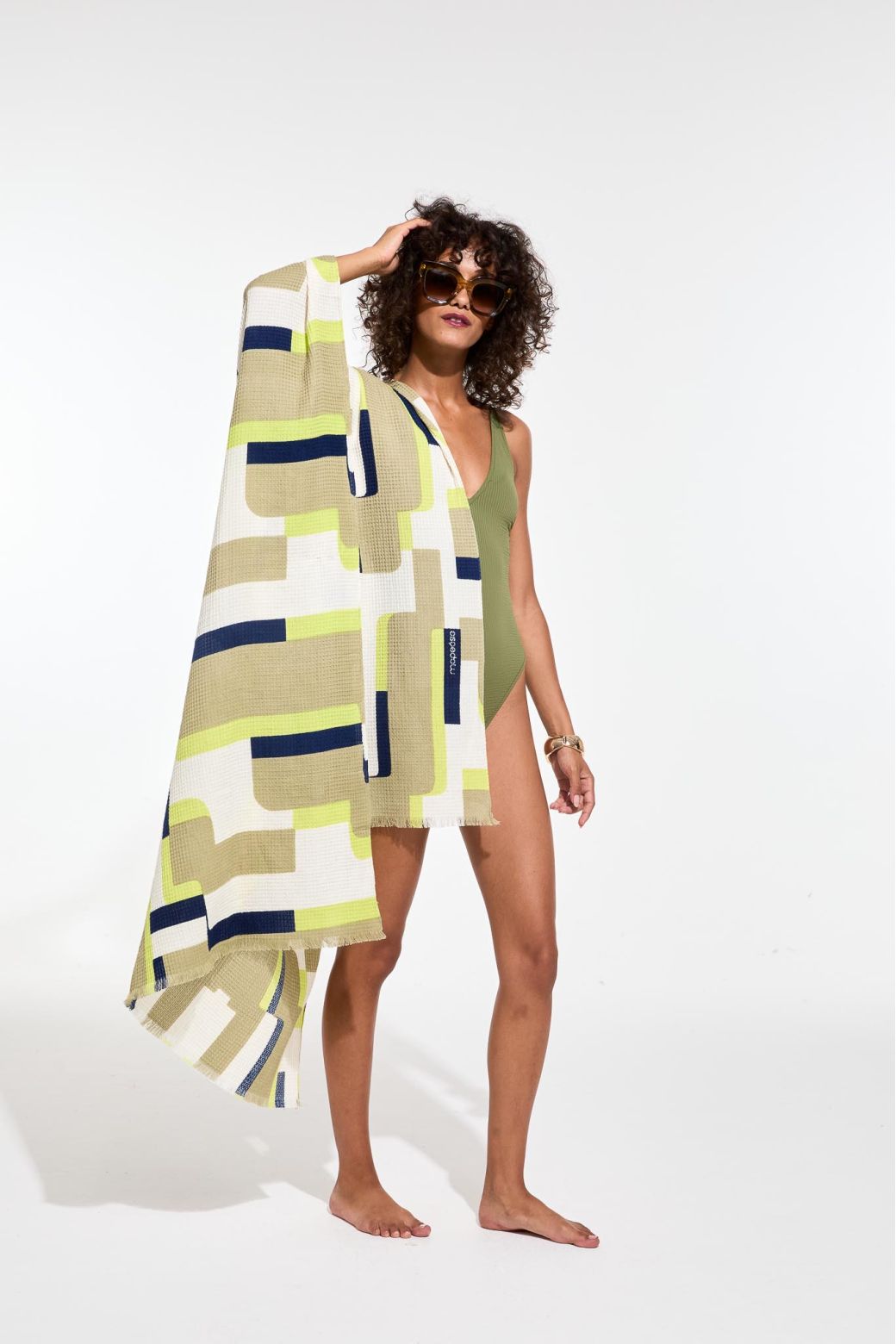 302 - LimeArum Beach Towel Pack Of 2