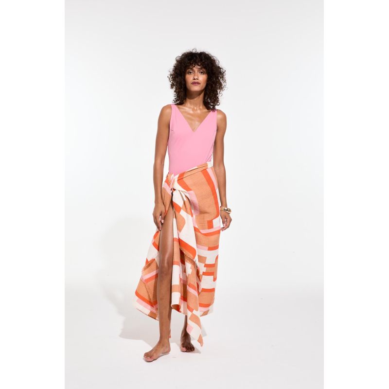 302 - Drap De PlageArum Blush Lot De 2