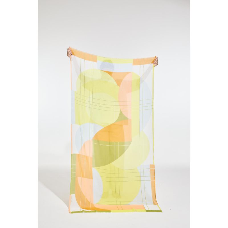 E - FoulardForma Citrine Lot De 2