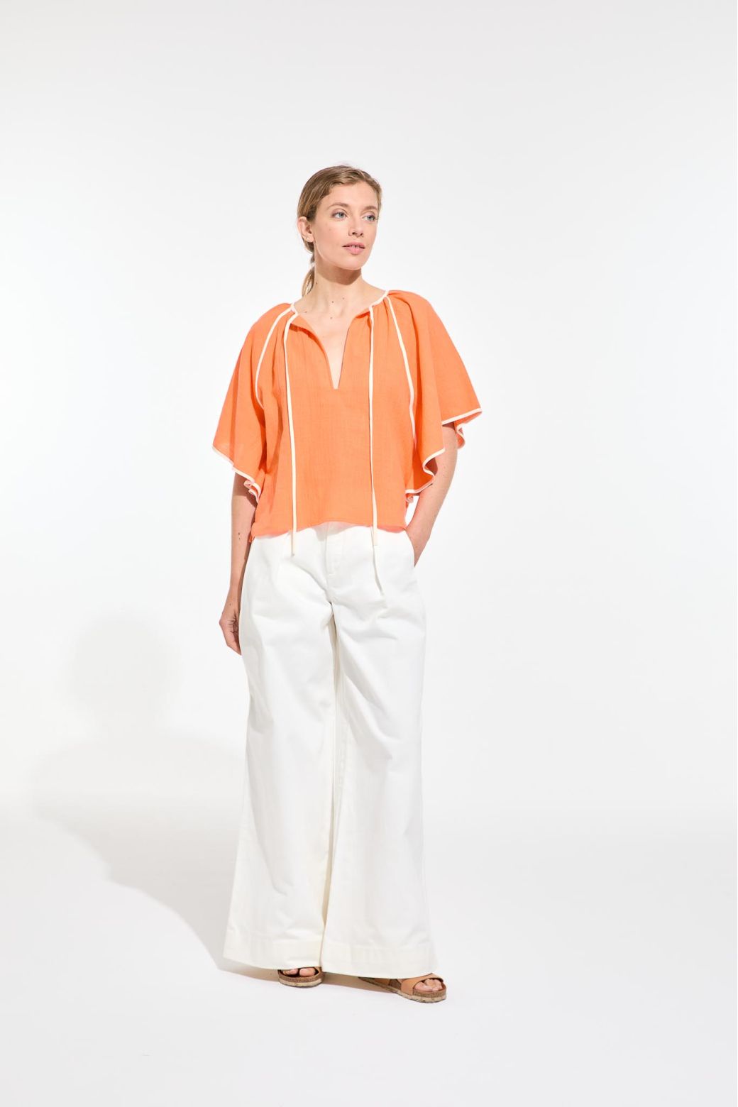 201 - Orange Lita Zephyr Top Pack Of 2