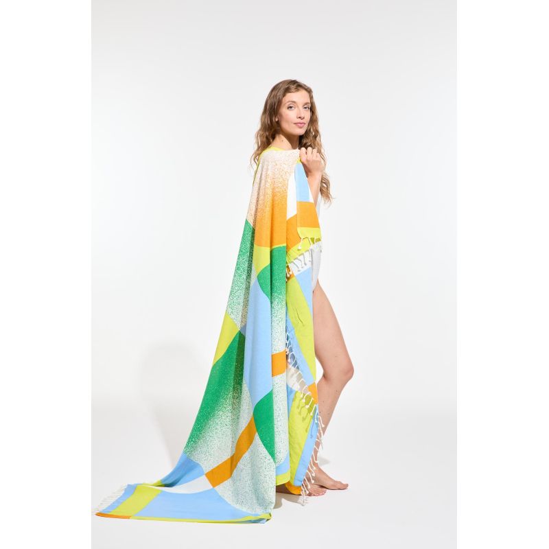 304 - Drap De PlageSunrise Sun Lot De 2