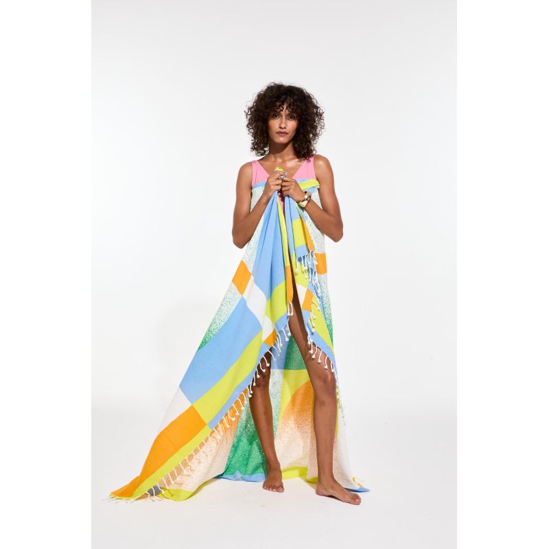 304 - Drap De PlageSunrise Sun Lot De 2