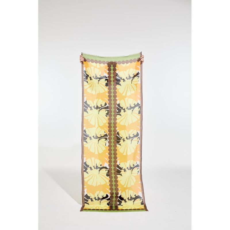 F - FoulardPavot Citrine Lot De 2