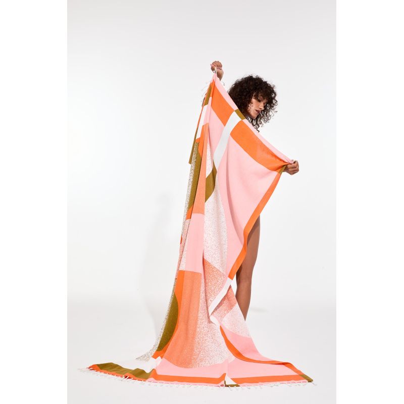 304 - Drap De PlageSunrise Blush Lot De 2