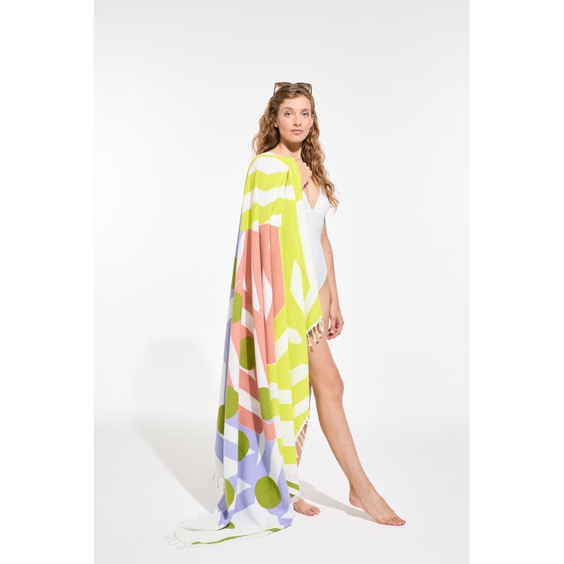 305 - Drap De PlageBloom Sun Lot De 2