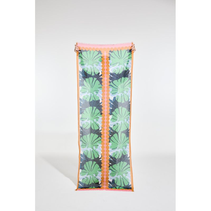 F - FoulardPavot Vert Lot De 2