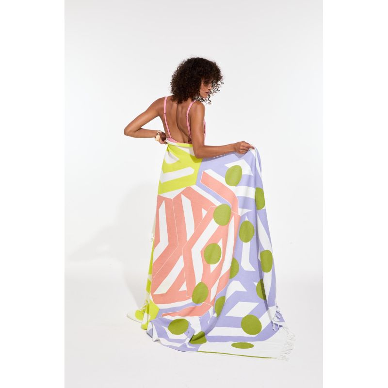 305 - Drap De PlageBloom Sun Lot De 2