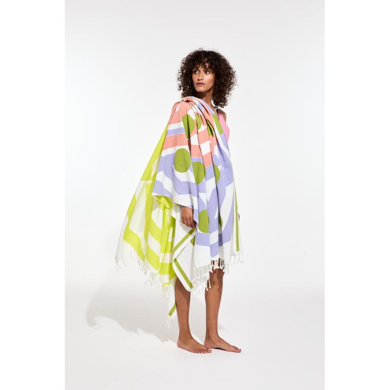 305 - Drap De PlageBloom Sun Lot De 2
