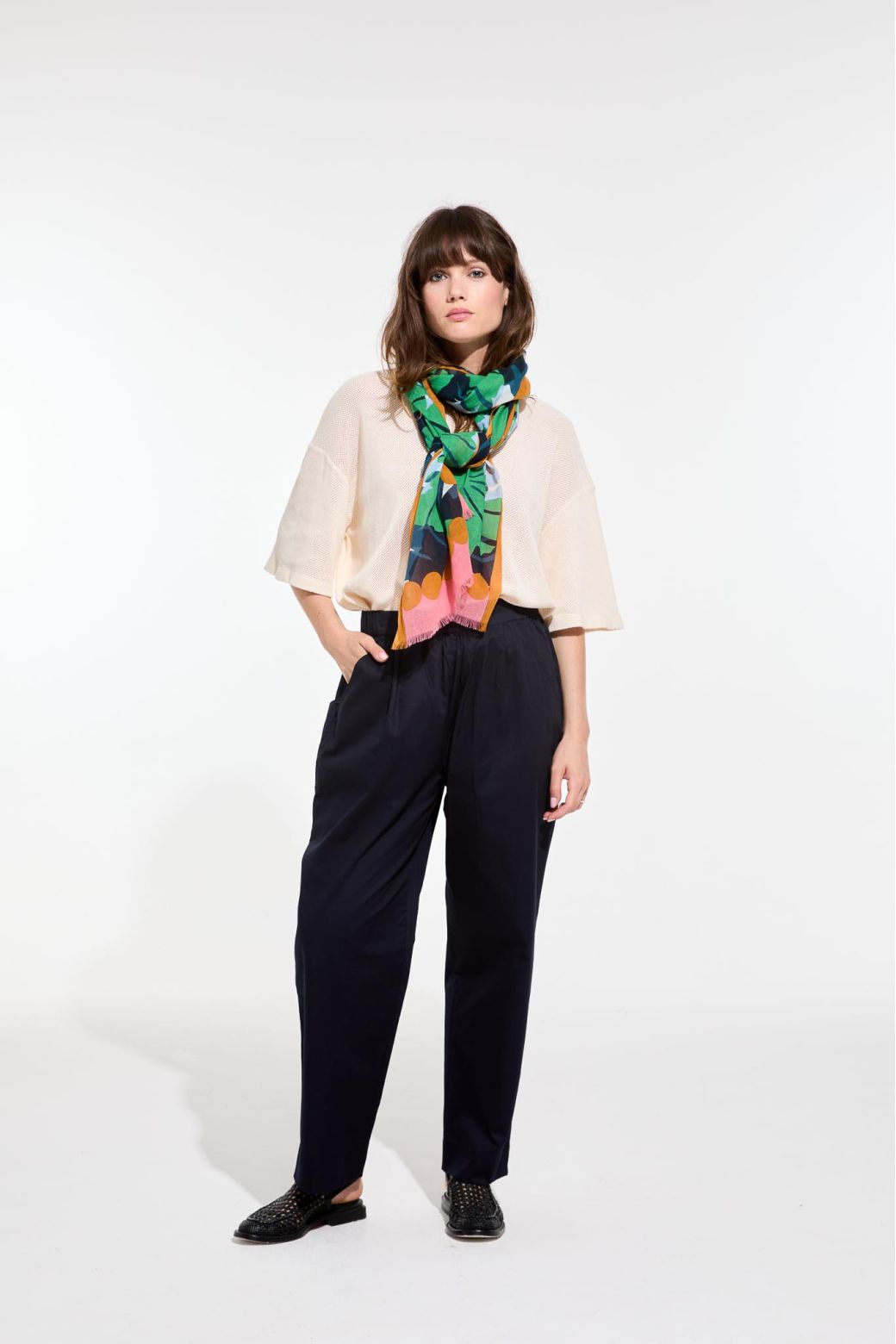 F - GreenPavot Scarf Pack Of 2