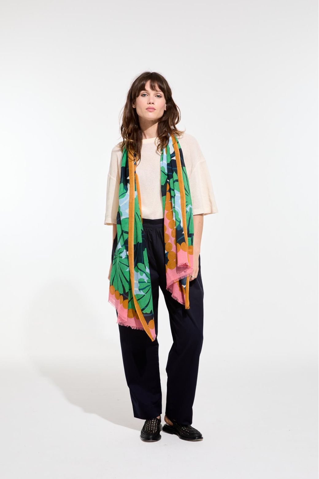 F - GreenPavot Scarf Pack Of 2