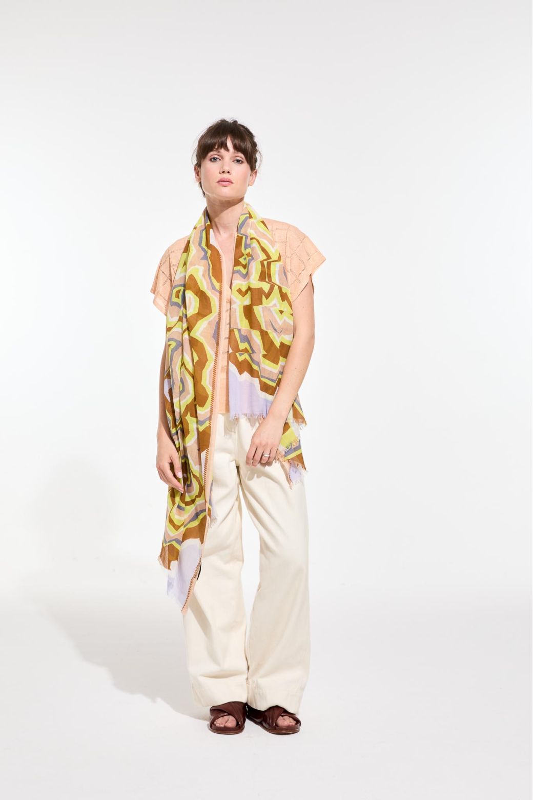 G - CitrineAgate Scarf Pack Of 2