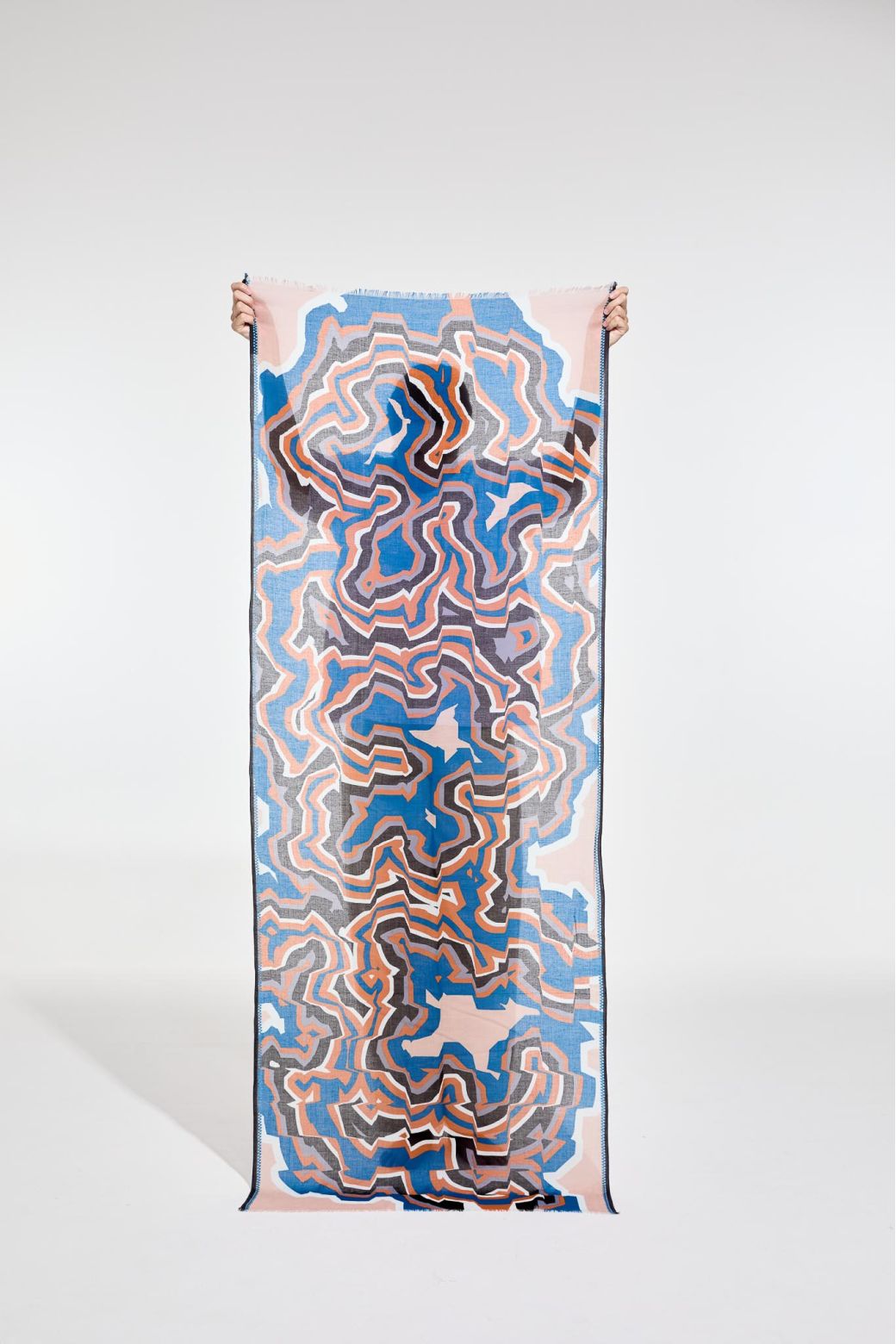 G - Blue GreyAgate Scarf Pack Of 2