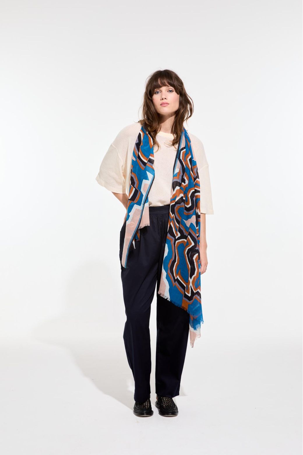 G - Blue GreyAgate Scarf Pack Of 2