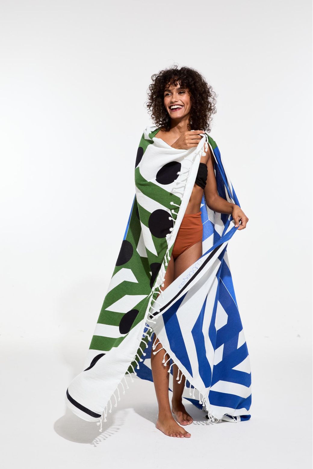 305 - BlueBloom Beach Towel Pack Of 2
