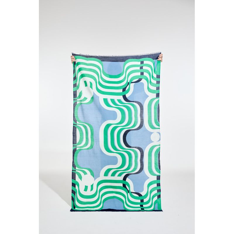 H - FoulardNebuleuse Ciel Lot De 2