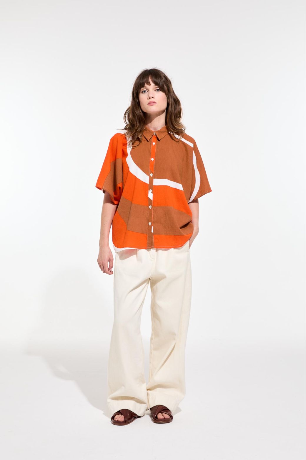 100 - Orange Nora Madone Shirt Pack Of 2