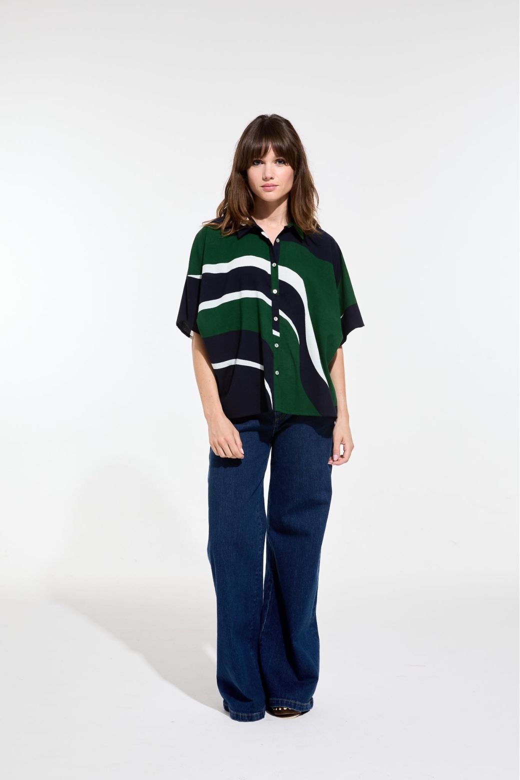 100 - Green Nora Madone Shirt Pack Of 2