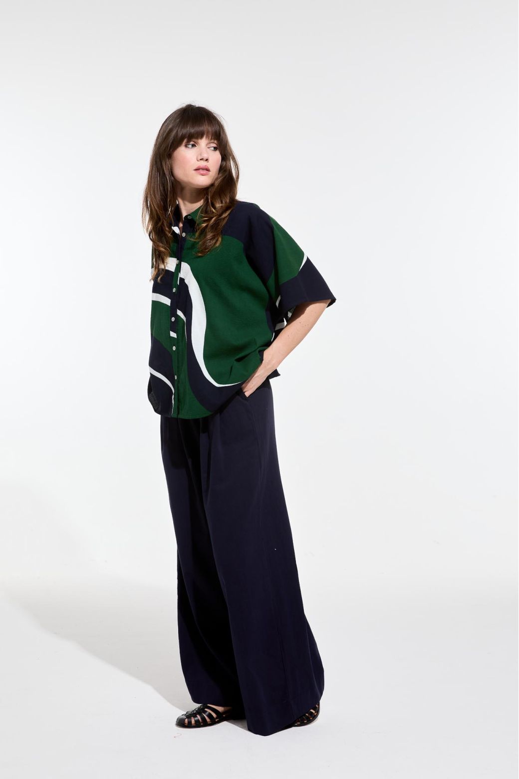 100 - Green Nora Madone Shirt Pack Of 2