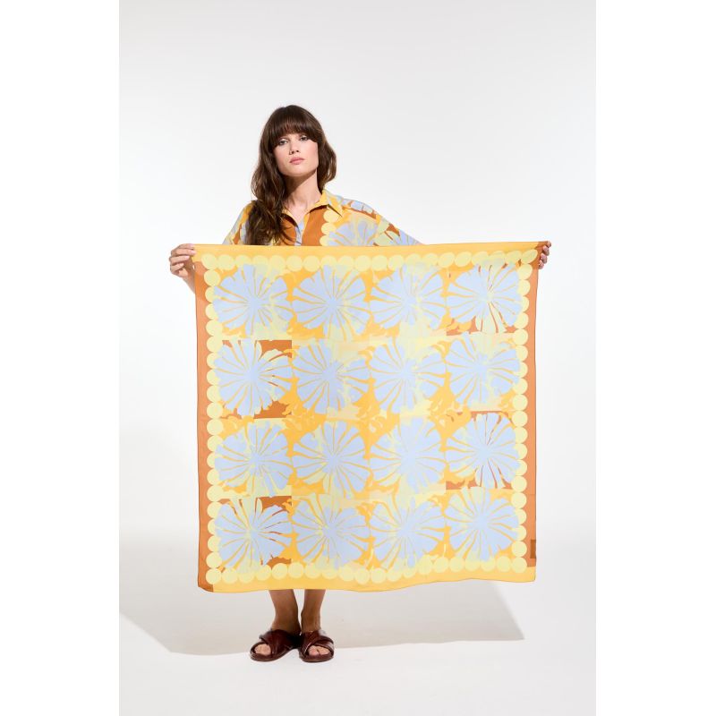 I - FoulardPoppy Citrine Lot De 2