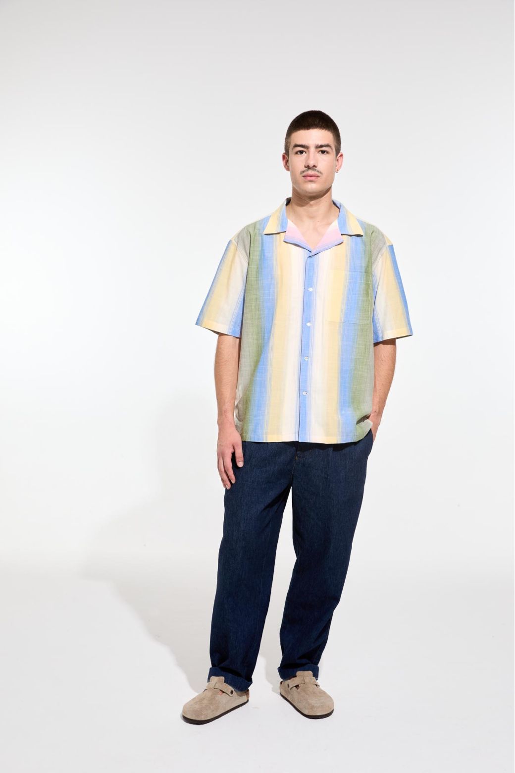 202 - Multicolor Homy Horizon Shirt Pack Of 2