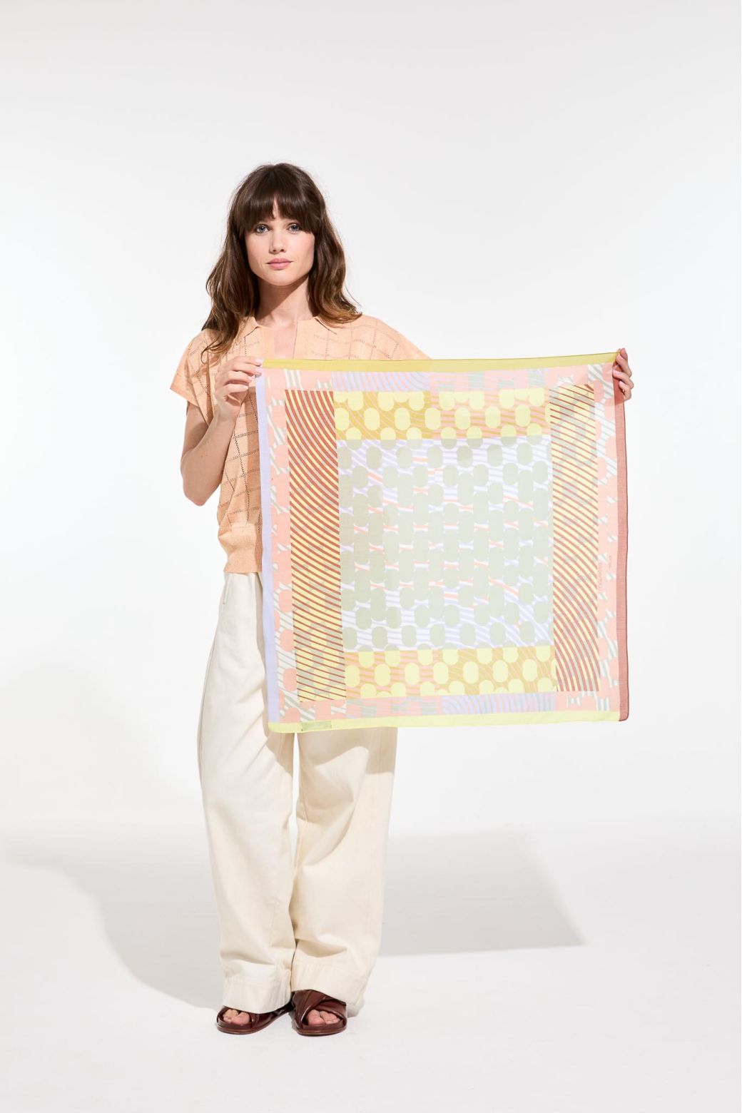 J - PastelPollen Scarf Pack Of 2