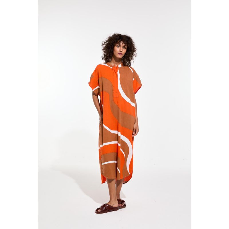 100 - Robe Syracuse Madone Orange Lot De 2