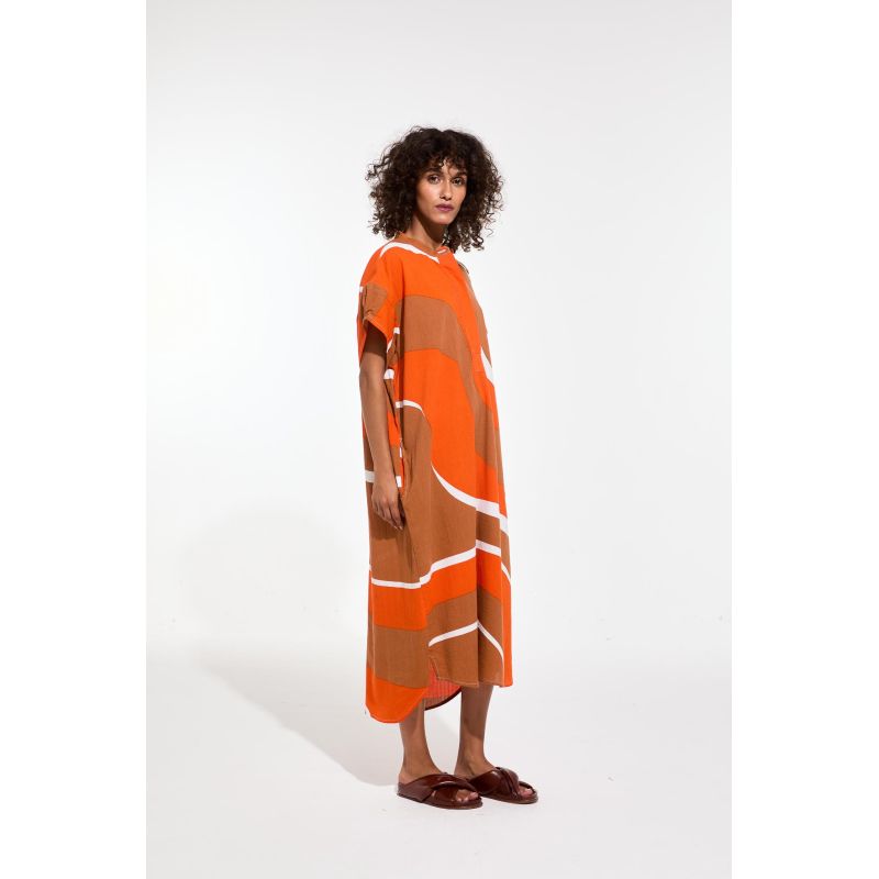 100 - Robe Syracuse Madone Orange Lot De 2