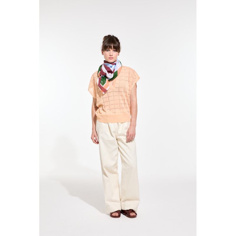 K - FoulardReve Corail Nuage Lot De 2