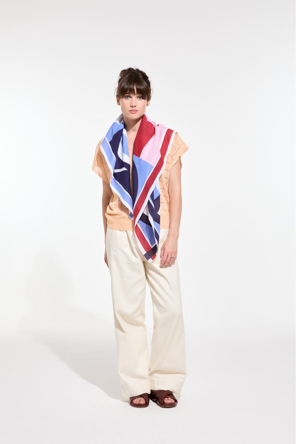 K - Red BlueReve Scarf Pack Of 2