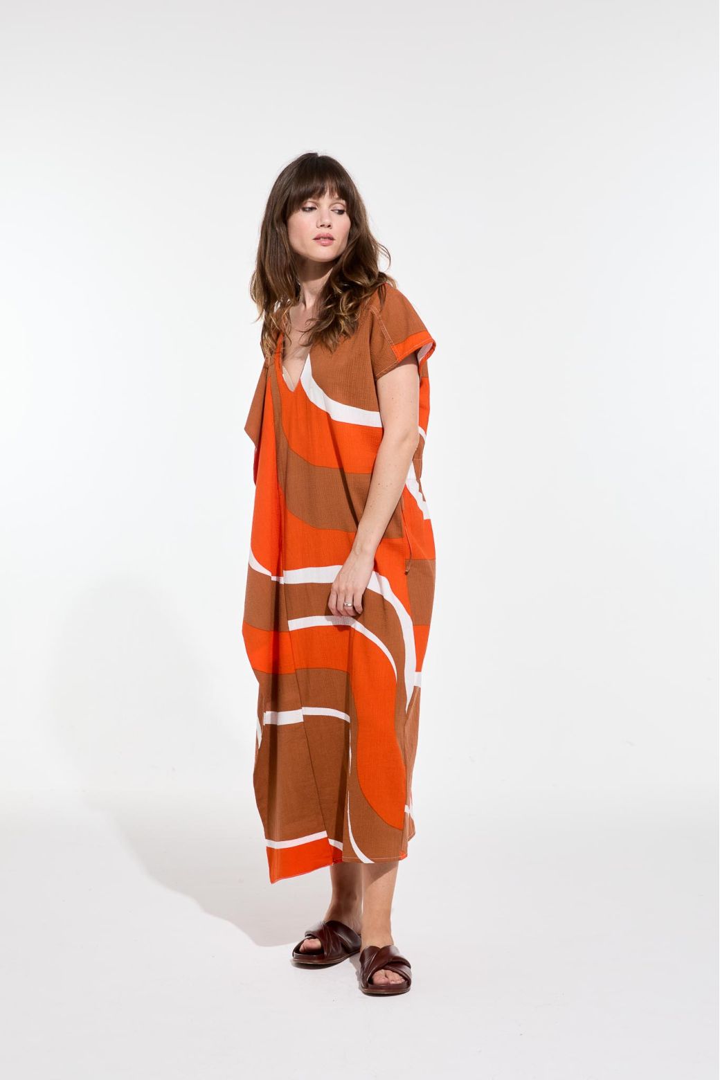 100 - Orange Celia Madone Dress Pack Of 2
