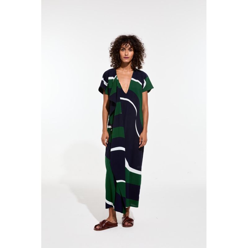 100 - Robe Celia Madone Vert Lot De 2