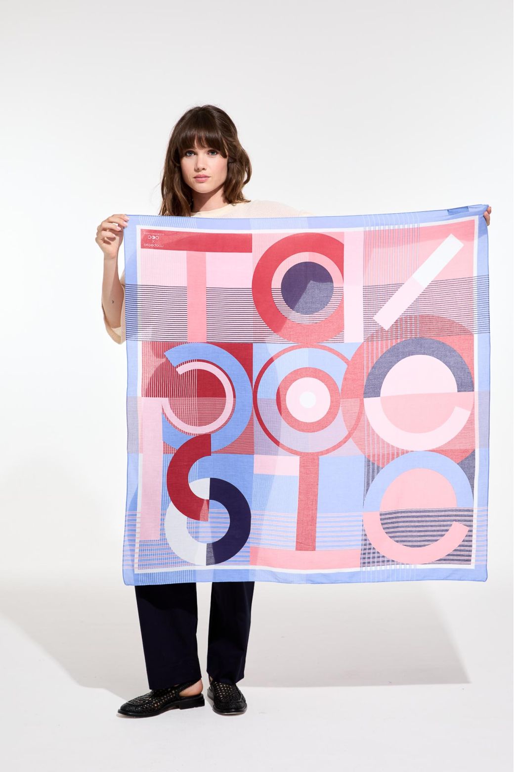 K - Red BlueTapoesie Scarf Pack Of 2