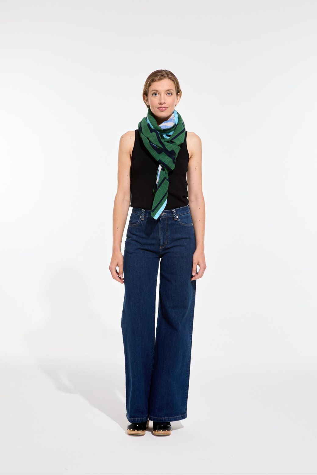 L - AmazonCeleste Scarf Pack Of 2