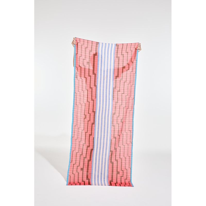 L - FoulardCeleste Blush Lot De 2