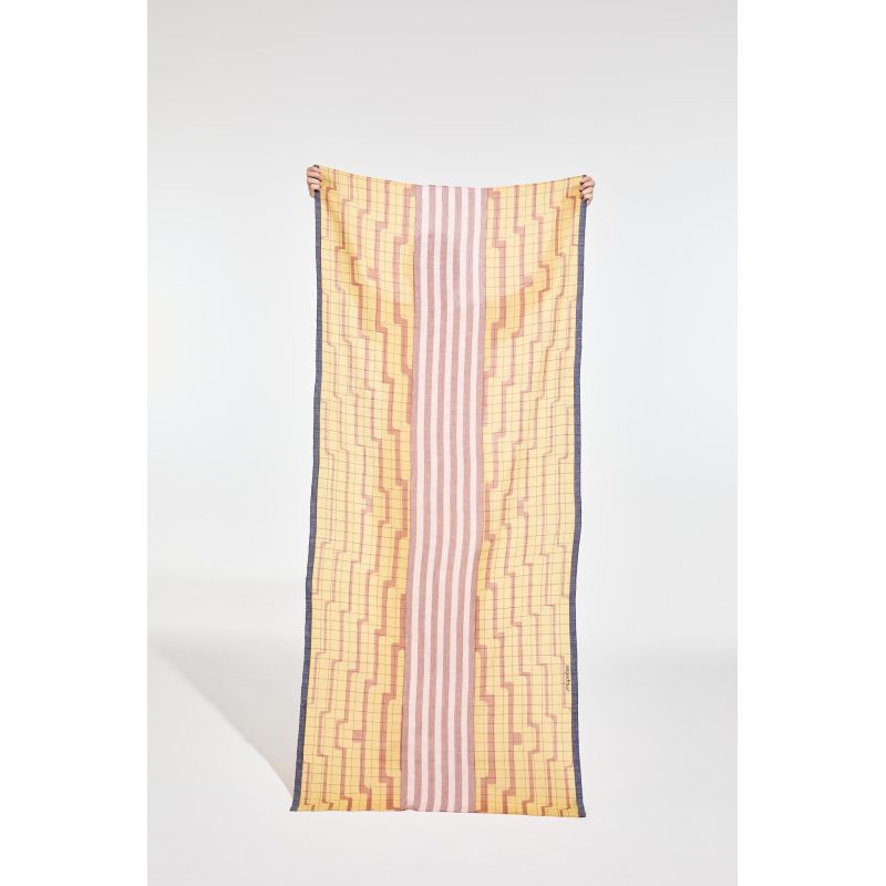 L - FoulardCeleste Citrine Lot De 2