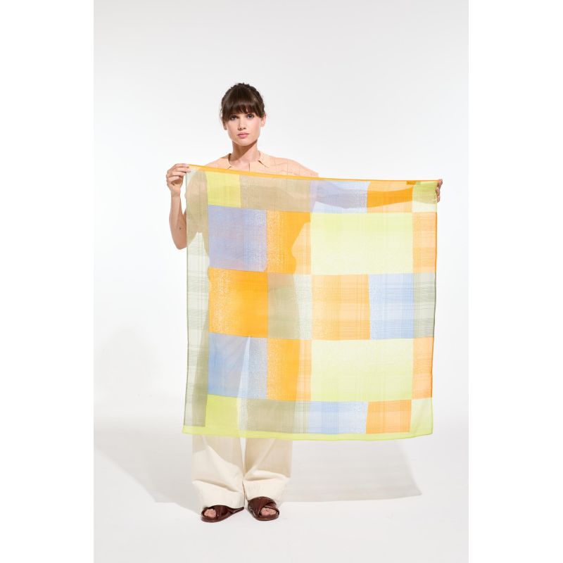 M - FoulardNuanceLime Lot De 2