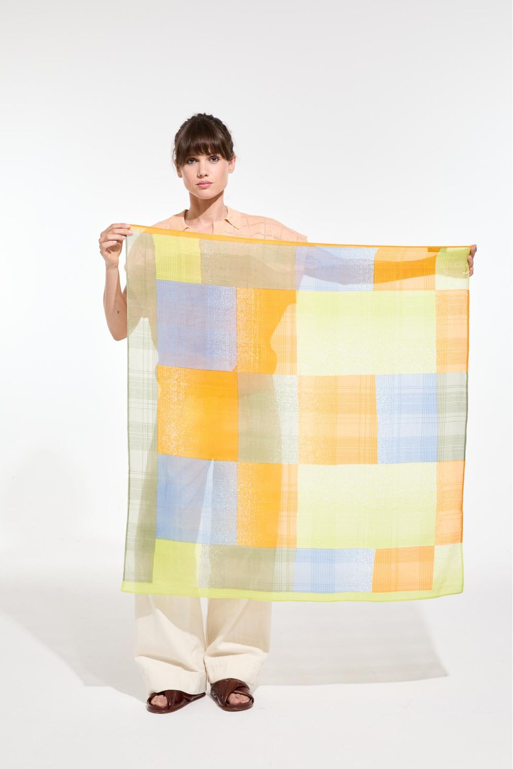 M - LimeNuanceScarf Pack Of 2