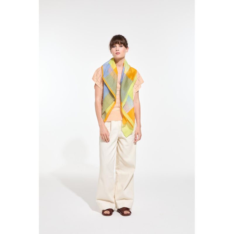 M - FoulardNuanceLime Lot De 2