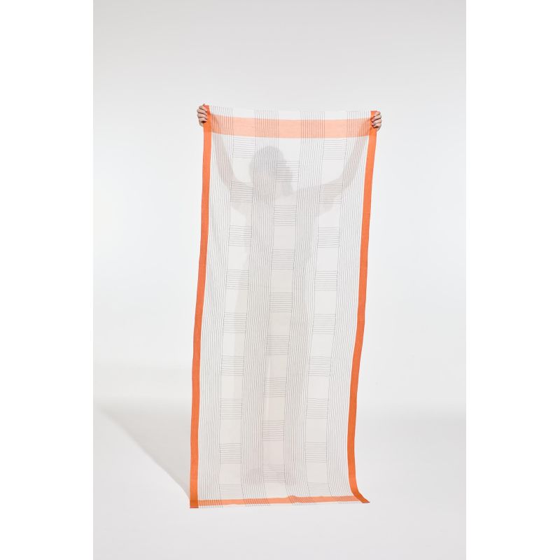 N - FoulardLyrique Orange Lot De 2