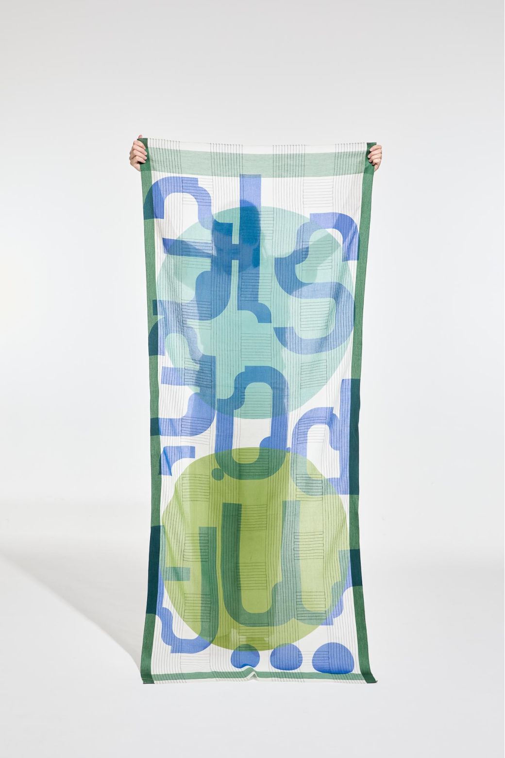 N - Blue GreenLyrique Scarf Pack Of 2