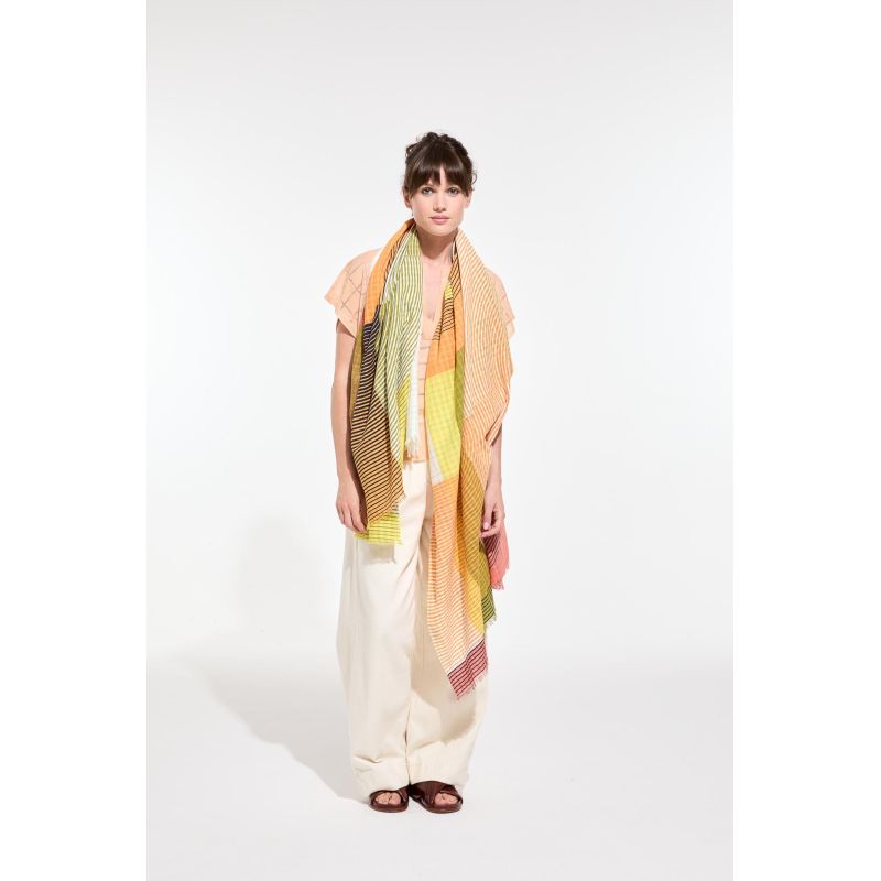 O - FoulardEttore Ambre Lot De 2