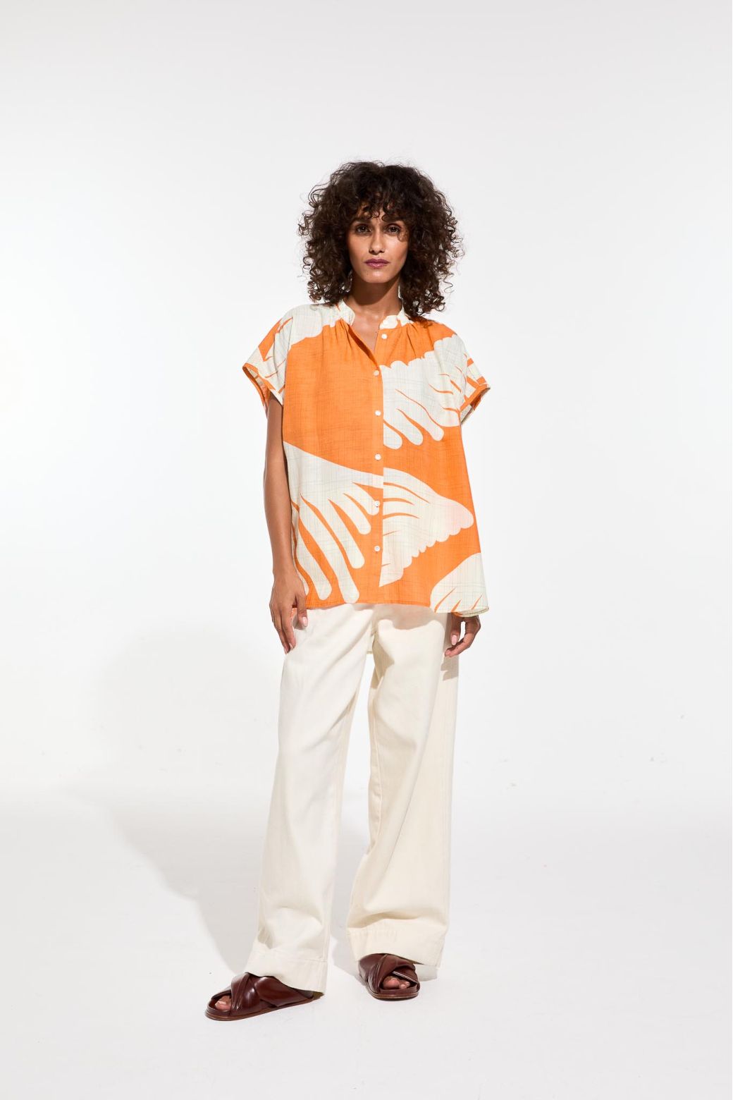 103 - Orange Adele Palma Top Pack Of 2