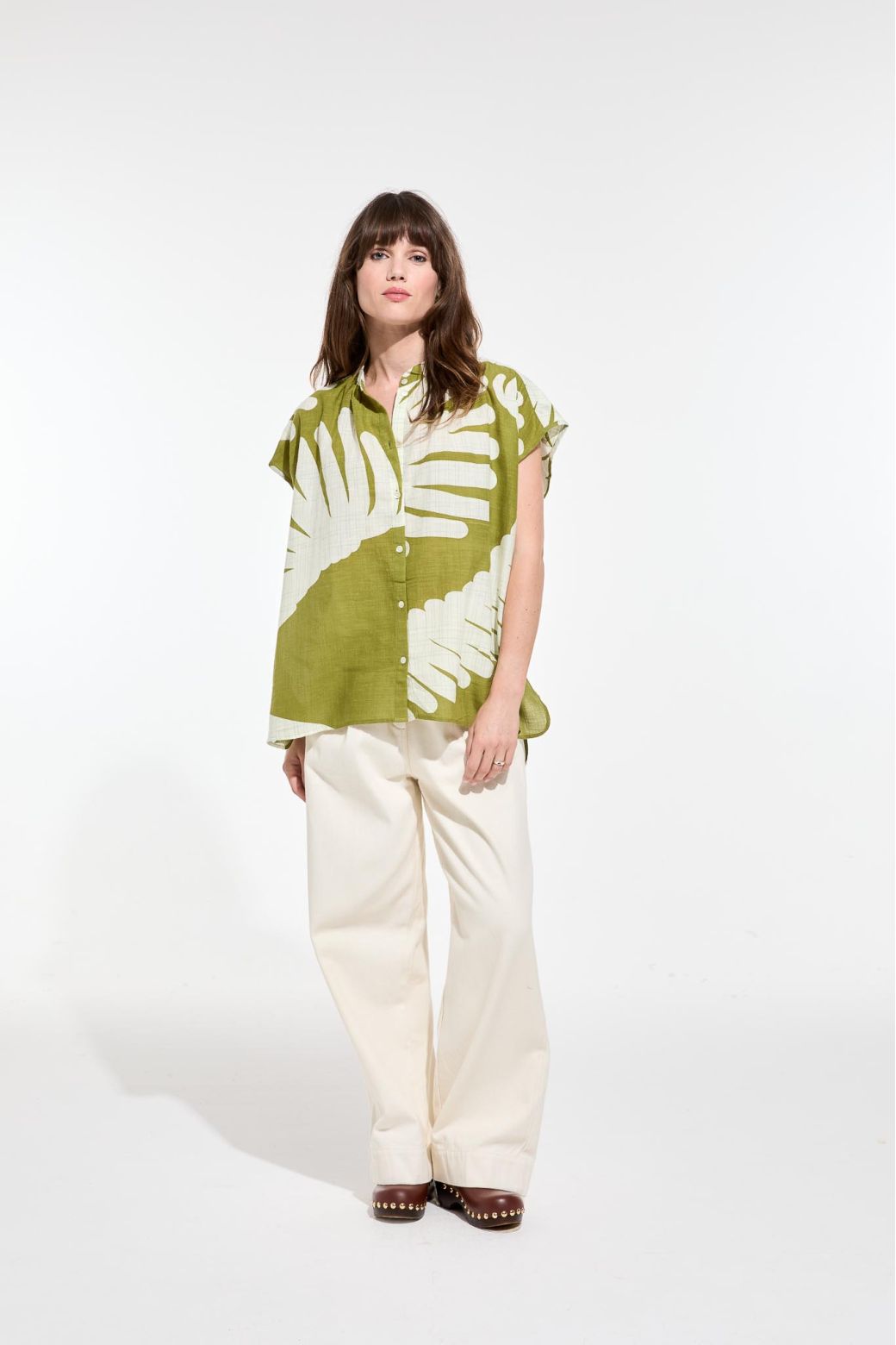 103 - Khaki Adele Palma Top Pack Of 2